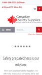 Mobile Screenshot of canadiansafetysupplies.com